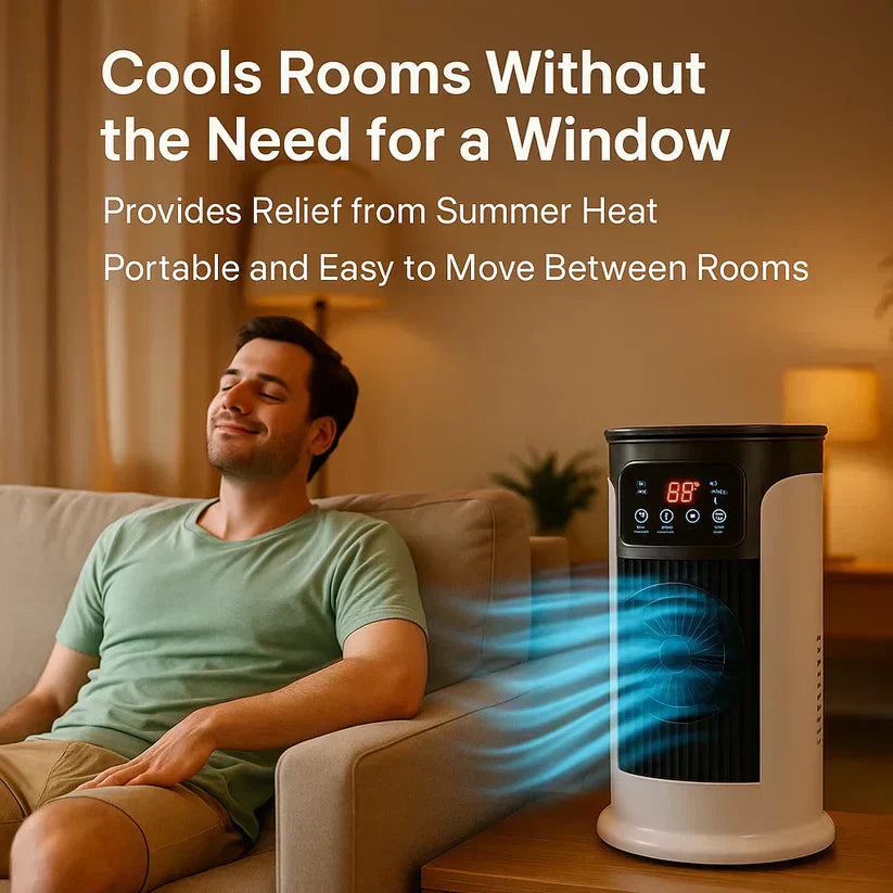Portable Windowless Air Cooler with Mist Function