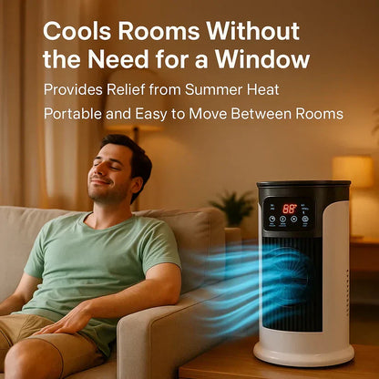 Portable Windowless Air Cooler with Mist Function