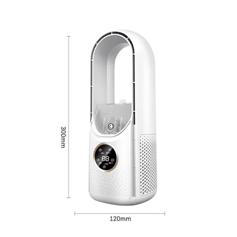 Portable Bladeless Air Cooler with Six Speeds
