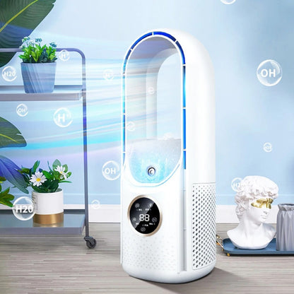 Portable Bladeless Air Cooler with Six Speeds