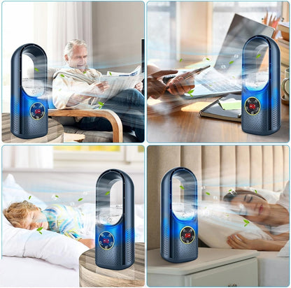 Portable Bladeless Air Cooler with Six Speeds